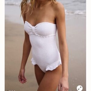 Reina Olga Laila Crinkle One-Piece Swimsuit